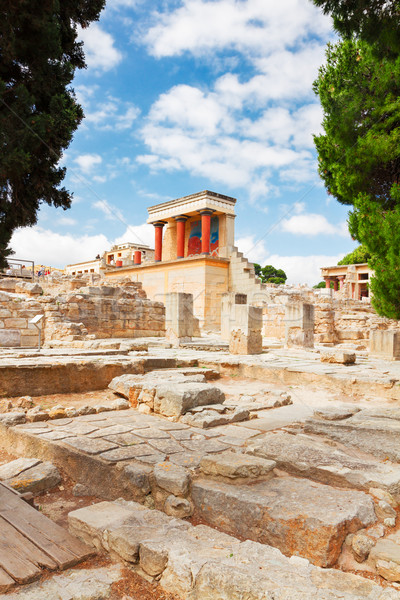 Knossos palace at Crete, Greece Stock photo © neirfy