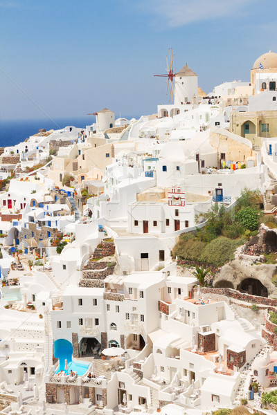 Oia, traditional greek village Stock photo © neirfy