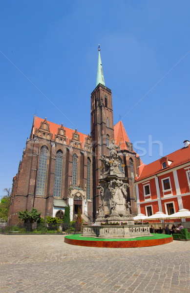 The Church of the Holy Cross , Wroclaw, Poland Stock photo © neirfy