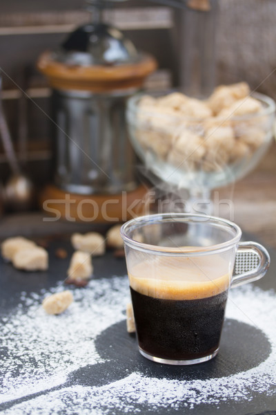 fresh coffee set  Stock photo © neirfy