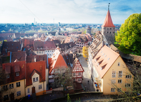 Old town of Nuremberg, Germany Stock photo © neirfy