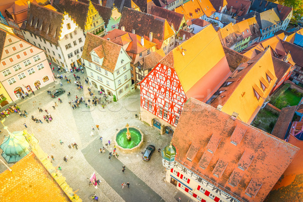 Rothenburg ob der Tauber, Germany Stock photo © neirfy