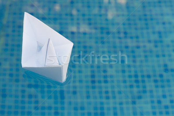 paper boat Stock photo © neirfy