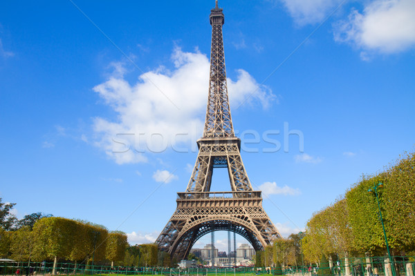 Eiffel tour toren Parijs Frankrijk Eiffeltoren Stockfoto © neirfy