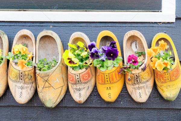 [[stock_photo]]: Traditionnel · chaussures · fraîches · fleurs