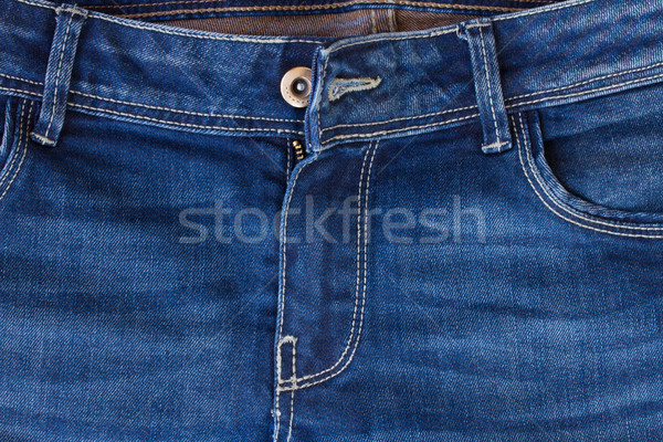 jeans pocket and zipper Stock photo © neirfy