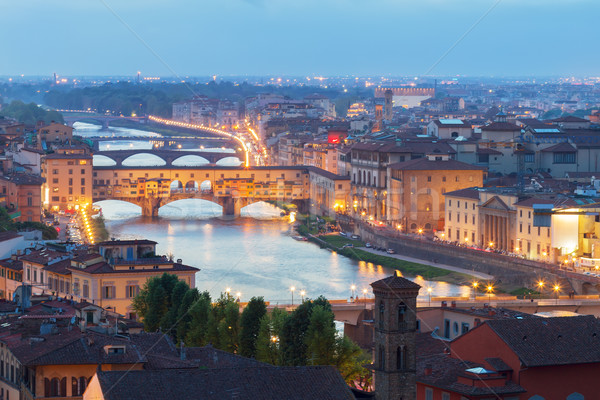 Ponte Vecchio, Florence, Italy Stock photo © neirfy