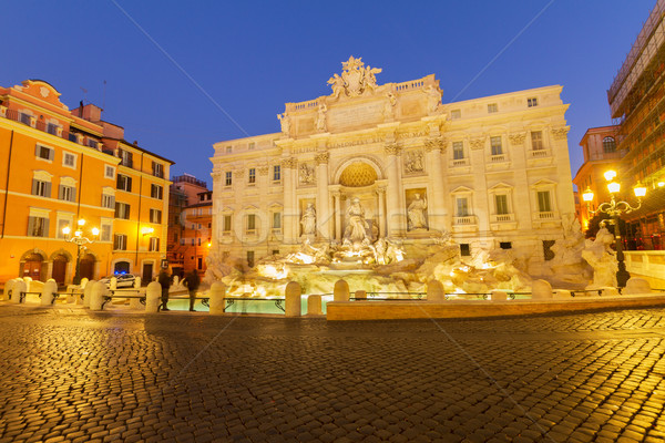 Foto d'archivio: Fontana · view · noto · notte · acqua