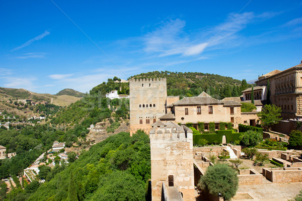 fortress of alhambra Stock photo © neirfy