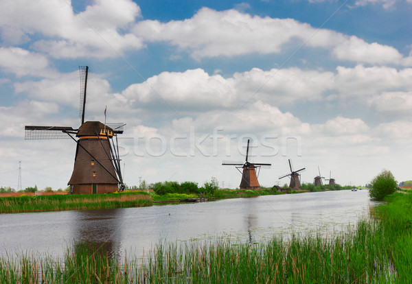 Nederlands kanaal plaats holland water voorjaar Stockfoto © neirfy