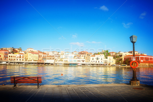 Venetian Grecia cer apă constructii Imagine de stoc © neirfy