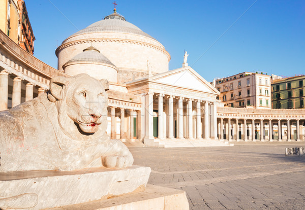 Foto stock: Nápoles · Italia · detalles · verano · iglesia