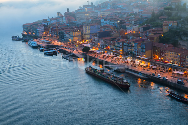 embankment in  old town of Porto, Portugal Stock photo © neirfy