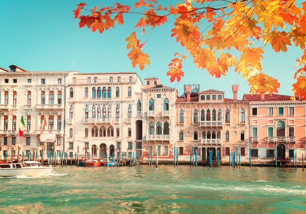 Foto stock: Venecia · casa · Italia · casas · agua · canal