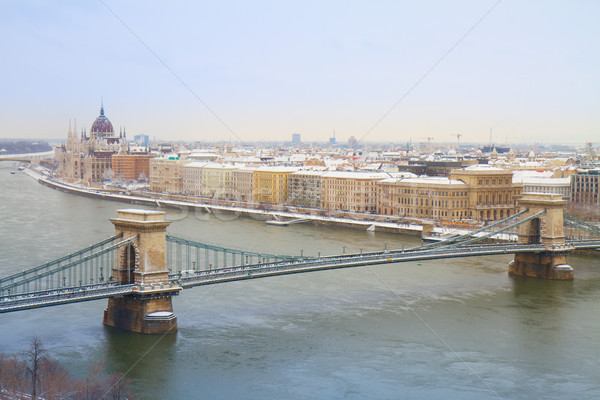 Stock photo: cityscape of  Budapest