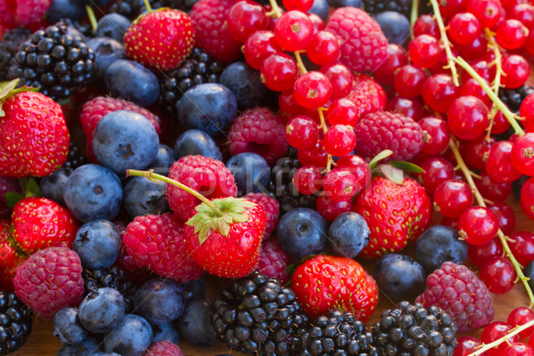 heap of berry mix Stock photo © neirfy