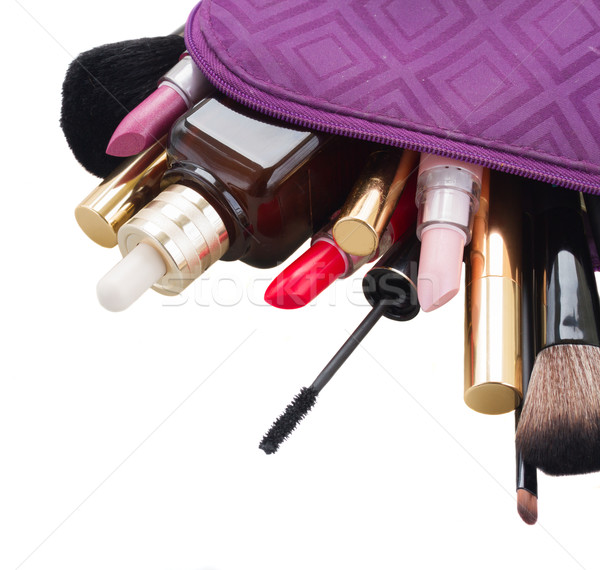 bag with make up products Stock photo © neirfy