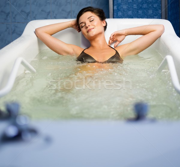 Donna vasca da bagno corpo salute bellezza Foto d'archivio © Nejron
