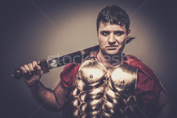 Legionary soldier with sword  Stock photo © Nejron