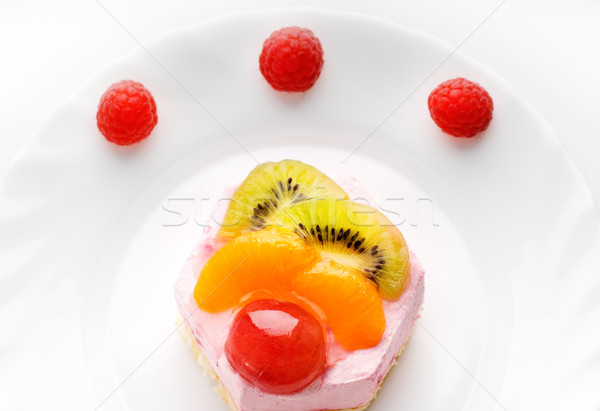 Tasty low-calorie fruit cake Stock photo © Nejron