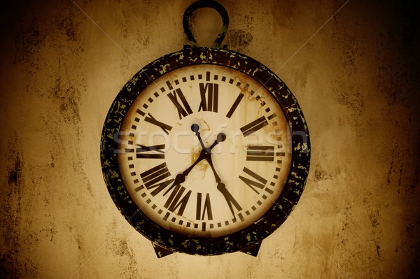 Vintage wall clock. Stock photo © Nejron