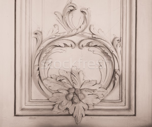 Luxury wall design with mouldings Stock photo © Nejron