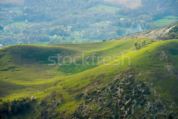 Stock photo: Hill in a beautiful landscape 