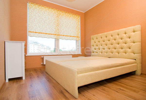 Stock foto: Modernen · Schlafzimmer · Innenraum · Haus · Design · Möbel