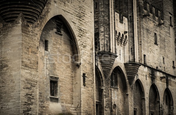 Palais des Papes in Avignon, France Stock photo © Nejron