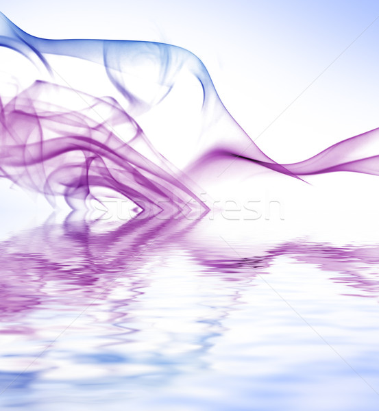 Stock fotó: Színes · füst · renderelt · víz · textúra · absztrakt