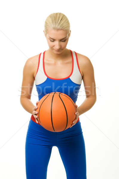  Portrait of a basketball player
 Stock photo © Nejron