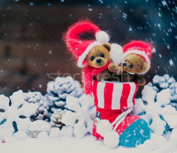 [[stock_photo]]: Faible · jouet · Noël · lumière · cadeau