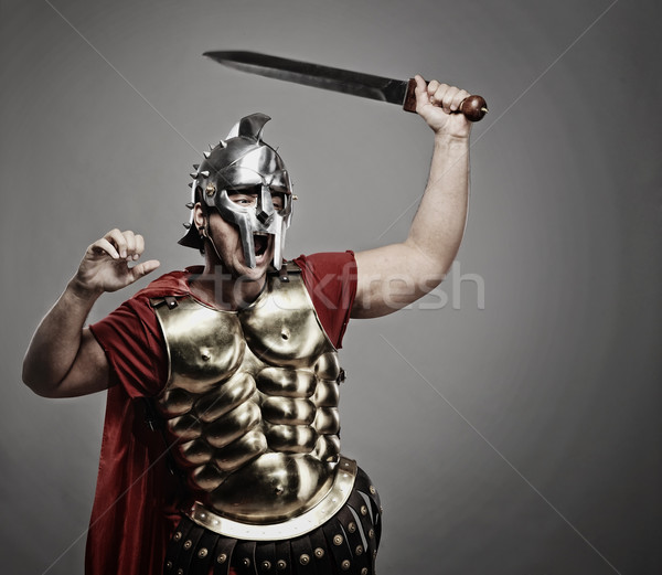 Legionary soldier ready for a war 
 Stock photo © Nejron