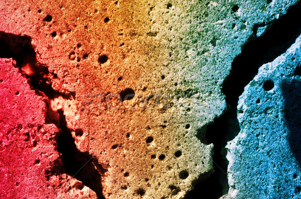 Abstract texture of a colorful contrete wall Stock photo © Nejron