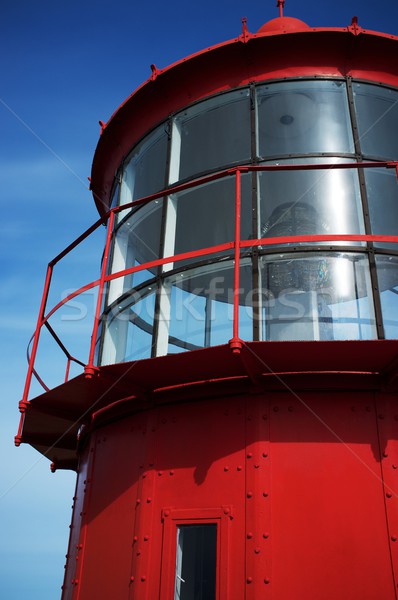 Lighthouse against blue sky. Stock photo © Nejron