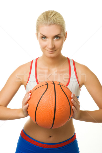  Portrait of a basketball player
 Stock photo © Nejron