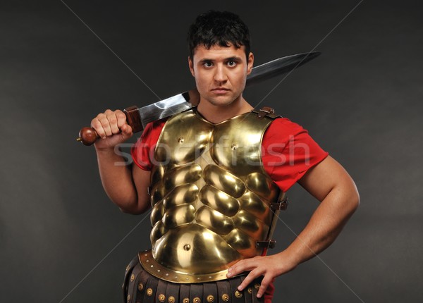 Roman legionary soldier Stock photo © Nejron