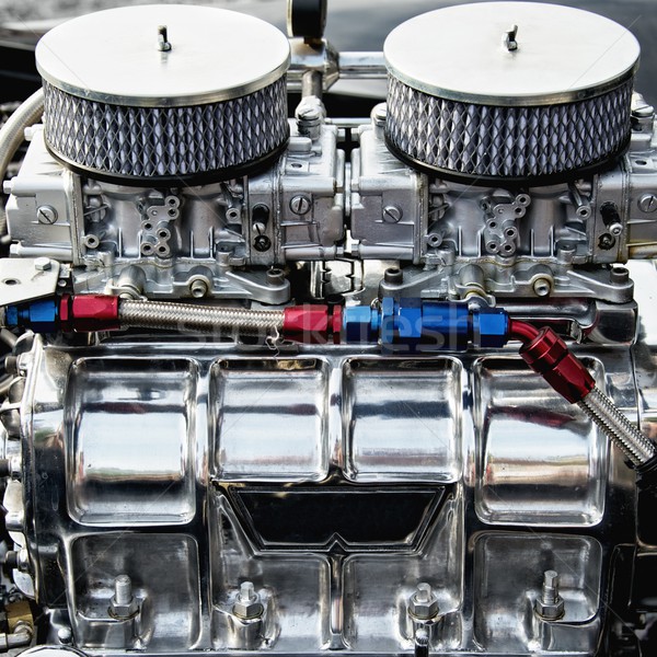 Chrome big block engine. Stock photo © Nejron
