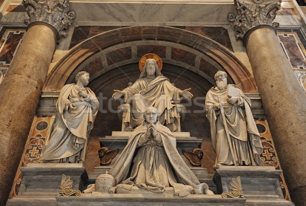 St Peters Basilica Roma Italia constructii biserică se închina Imagine de stoc © Nejron