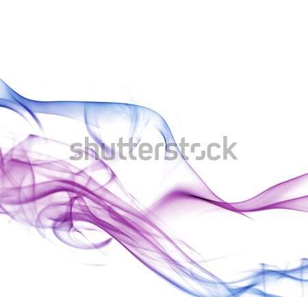 Colorful smoke and floral pattern Stock photo © Nejron