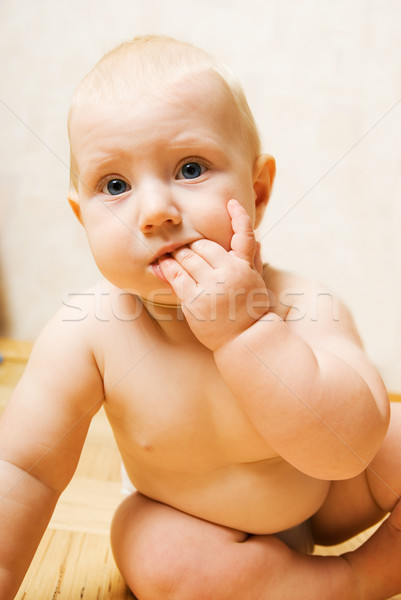 Portrait of adorable baby Stock photo © Nejron