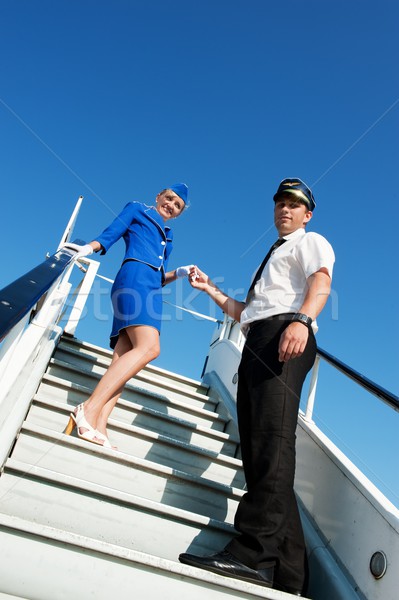 Picture of a cabin crew couple  Stock photo © Nejron