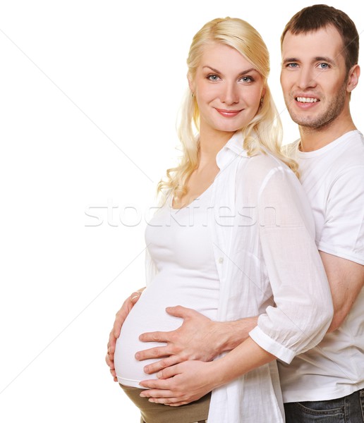 Beautiful couple expecting a baby Stock photo © Nejron
