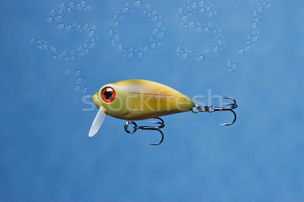 Fishing lure asks for help Stock photo © Nejron