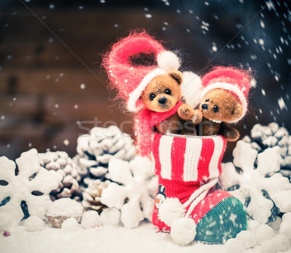 [[stock_photo]]: Faible · jouet · Noël · lumière · cadeau