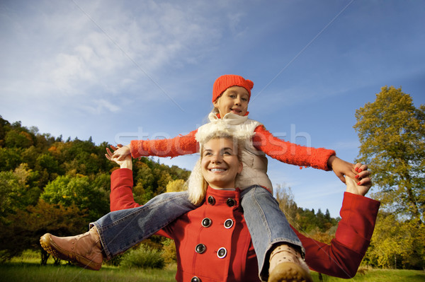 Mother and daughter having fun outdoors


 Stock photo © Nejron