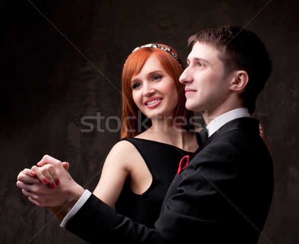 Beautiful smiling couple. Stock photo © Nejron