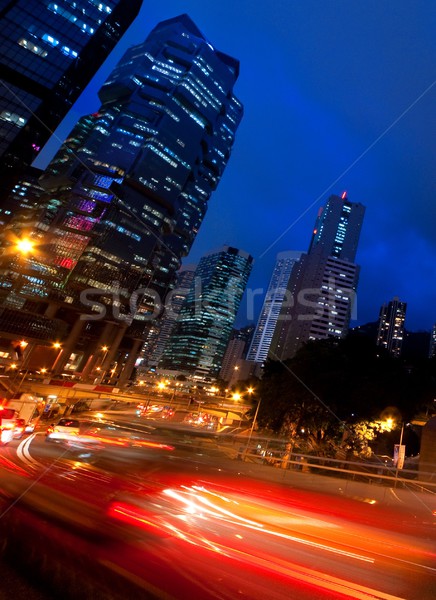 Fast moving cars at night  Stock photo © Nejron