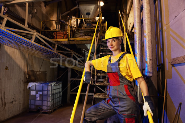 Factory female worker

 Stock photo © Nejron