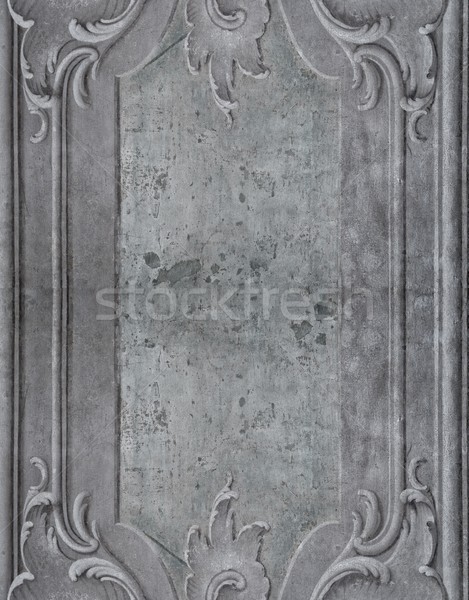 Weathered wall with plaster mouldings  Stock photo © Nejron